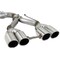 Afe 304 Stainless Steel, With Muffler, 2.5 Inch Pipe Diameter, Single Exhaust With Quad Exit 49-38071-P - alternate 7